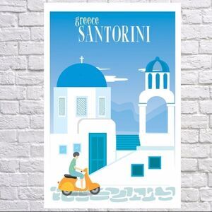 Santorini Greece 🇬🇷 Print